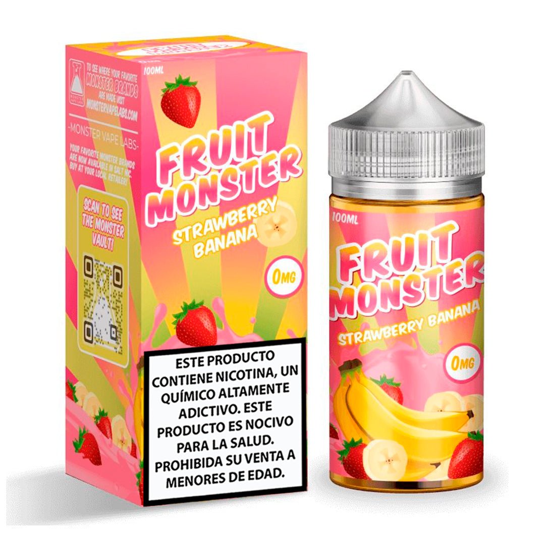 Fruit Monster Strawberry Banana - Eliquid - Monsterlabs | BL - ML - FM - SB - 00