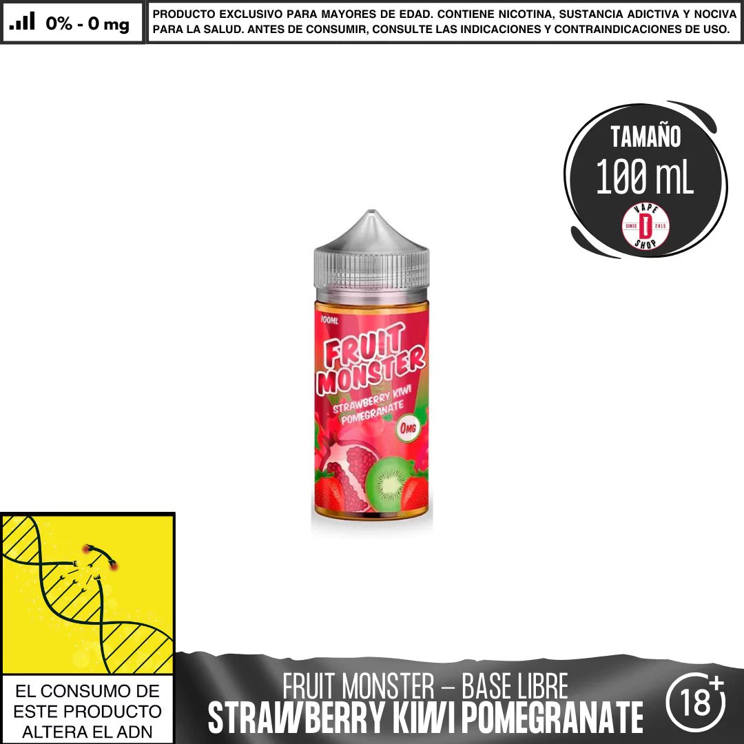 Fruit Monster Strawberry Kiwi Pomegranate - Eliquid - Monsterlabs | BL - ML - FM - SKP - 00
