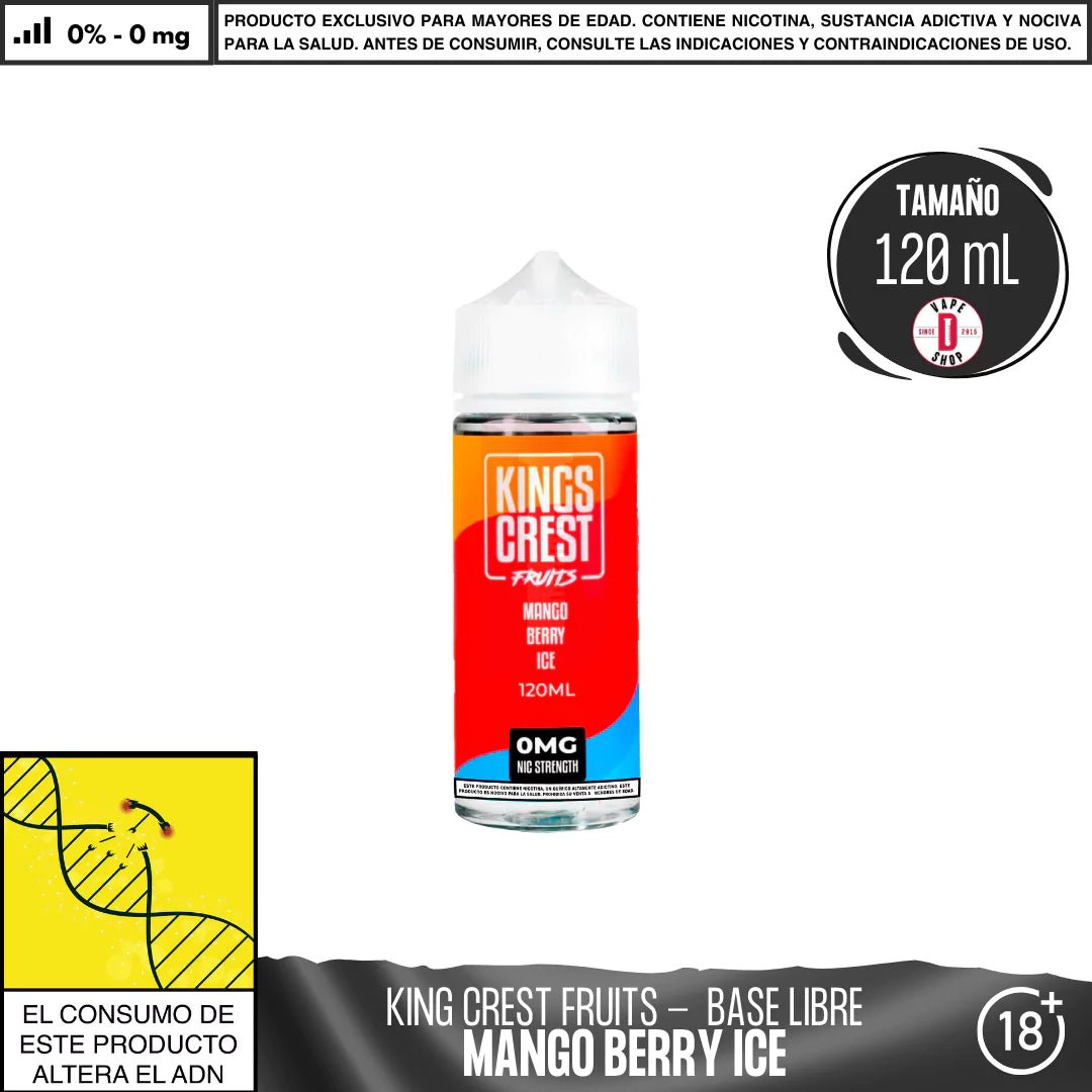 Fruits Mango Berry Ice - Eliquid - King's Crest | BL - KK - FMBI - 00