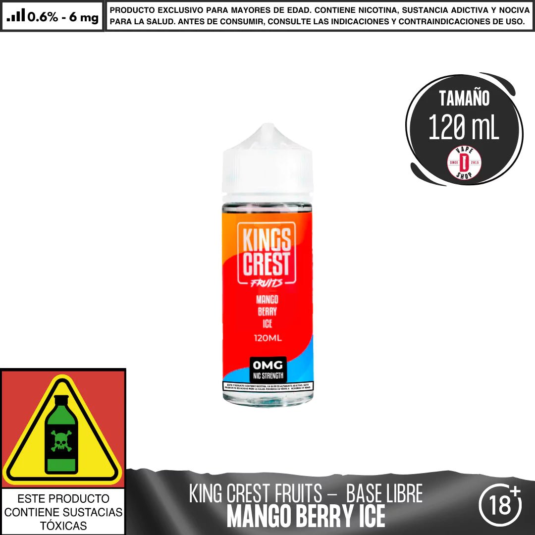Fruits Mango Berry Ice - Eliquid - King's Crest | BL - KK - FMBI - 06