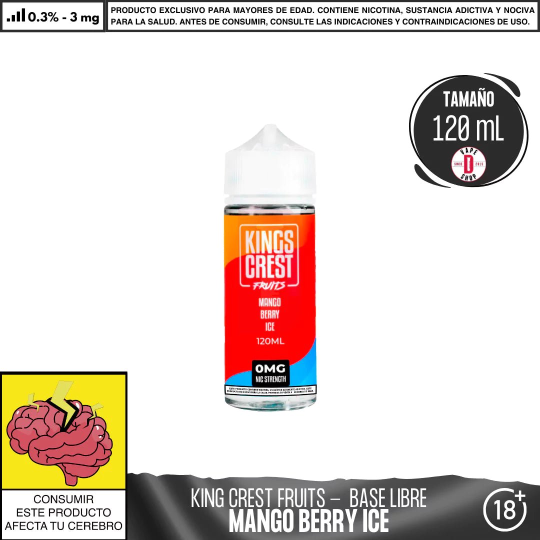 Fruits Mango Berry Ice - Eliquid - King's Crest | BL - KK - FMBI - 03