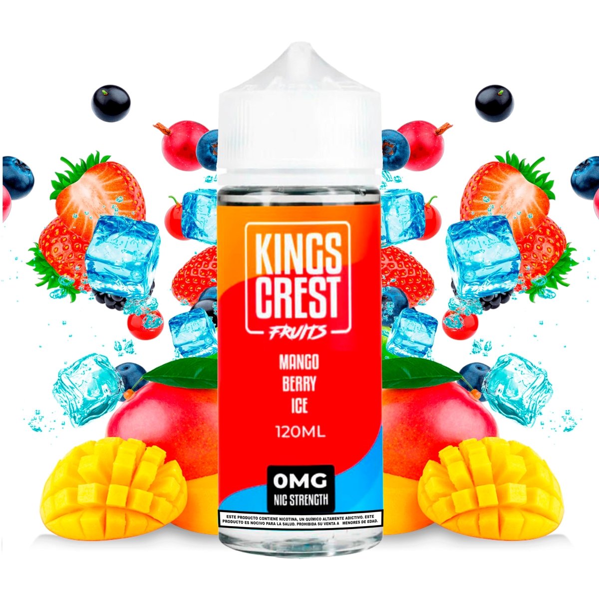 Fruits Mango Berry Ice - Eliquid - Kings Crest | BL - KK - FMBI - 00