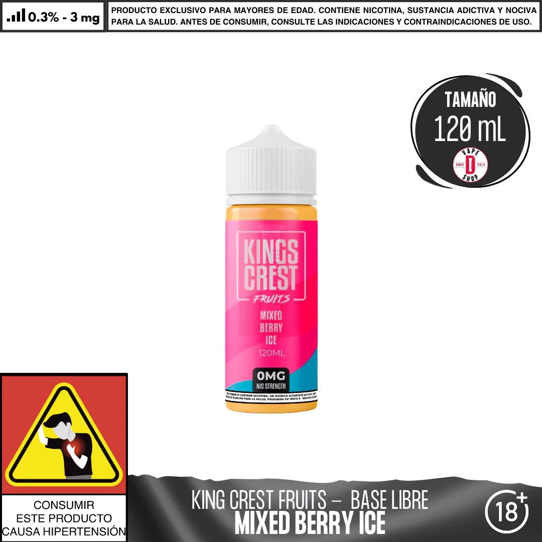 Fruits Mixed Berry Ice - Eliquid - King's Crest | BL - KK - FMABI - 03