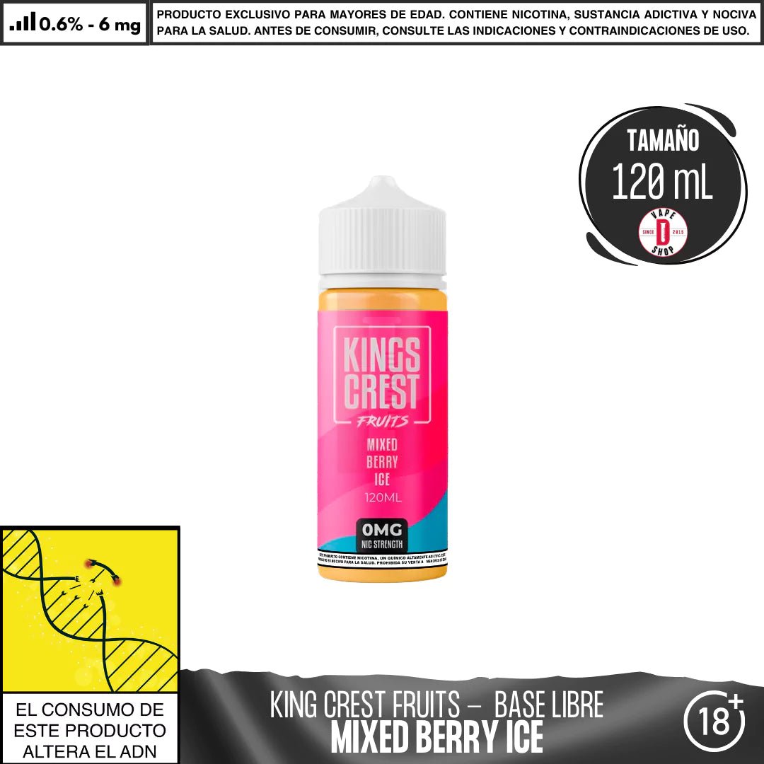 Fruits Mixed Berry Ice - Eliquid - King's Crest | BL - KK - FMABI - 06