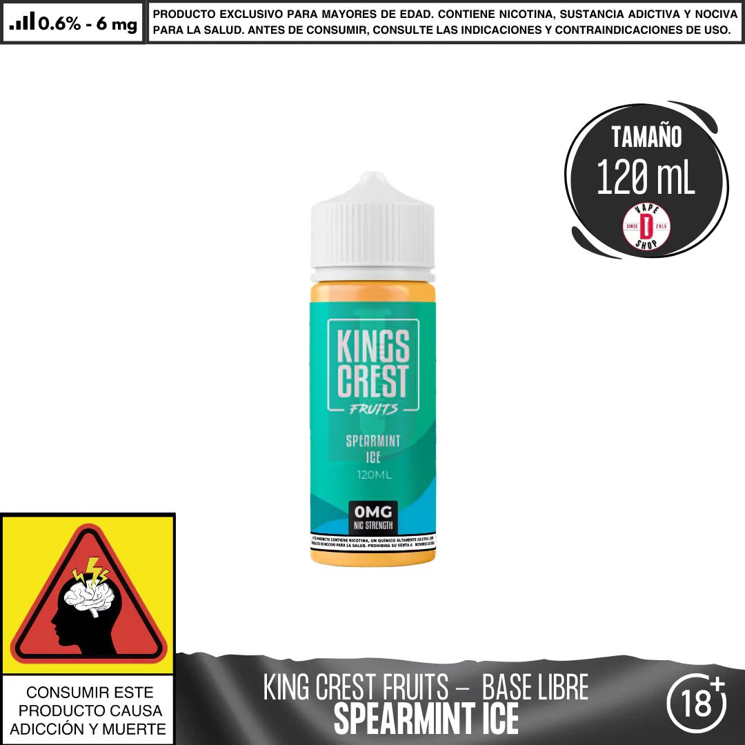 Fruits Spearmint Ice - Eliquid - King's Crest | BL - KK - FSPMI - 06