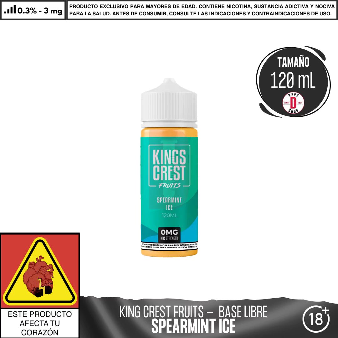Fruits Spearmint Ice - Eliquid - King's Crest | BL - KK - FSPMI - 03