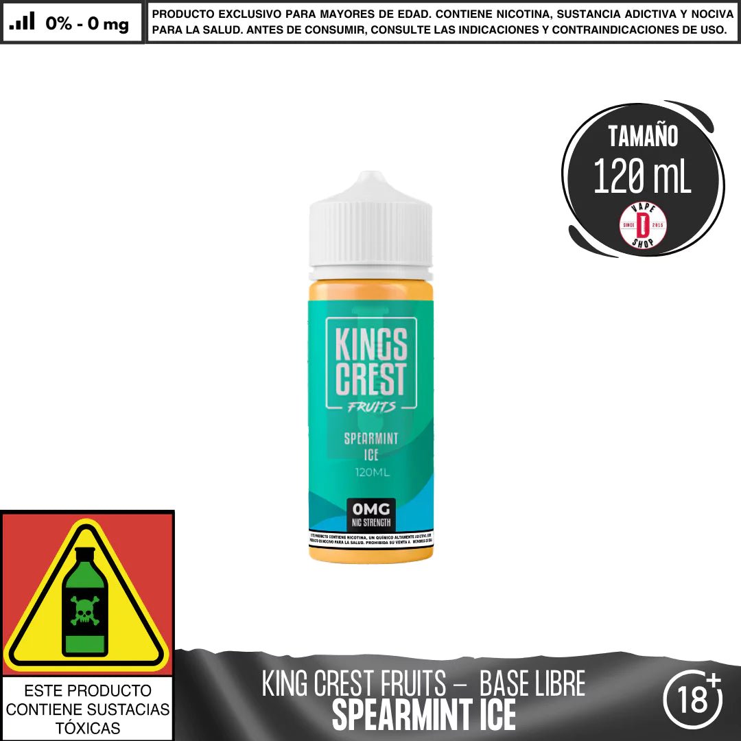 Fruits Spearmint Ice - Eliquid - King's Crest | BL - KK - FSPMI - 00