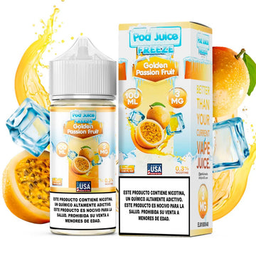 Golden Passion Fruit Freeze - Eliquid - Pod Juice | BL - PJ - GPFF - 00