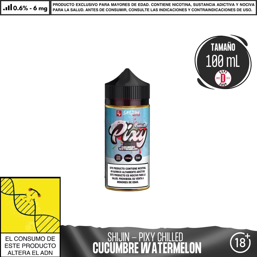 It`s Pixy Chilled Cucumber Watermelon - Eliquid - Shijin | BL - SV - IP - CCW - 06