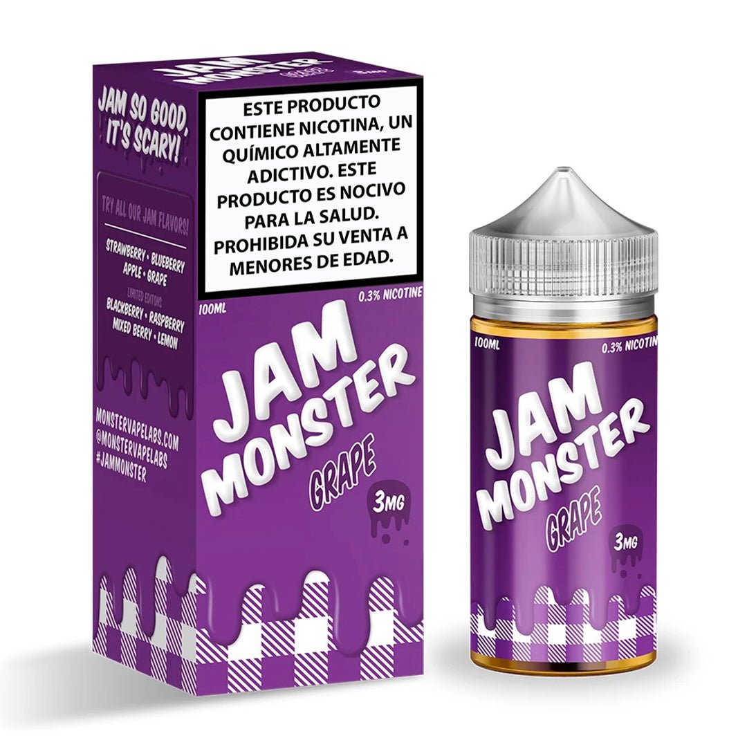 Jam Monster Grape - Eliquid - Monsterlabs | BL - ML - JM - GR - 00