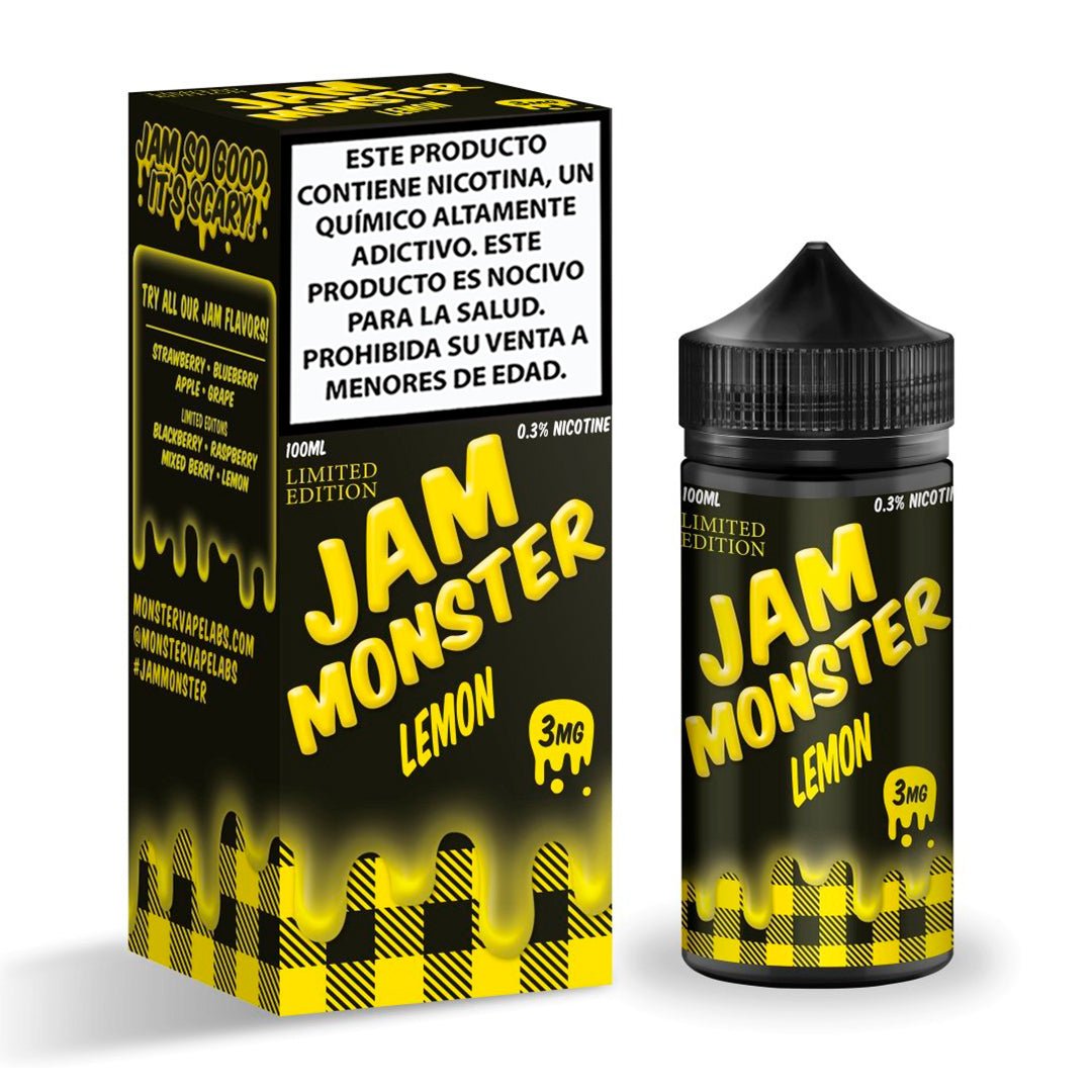 Jam Monster Lemon - Eliquid - Monsterlabs | BL - ML - JM - LM - 00