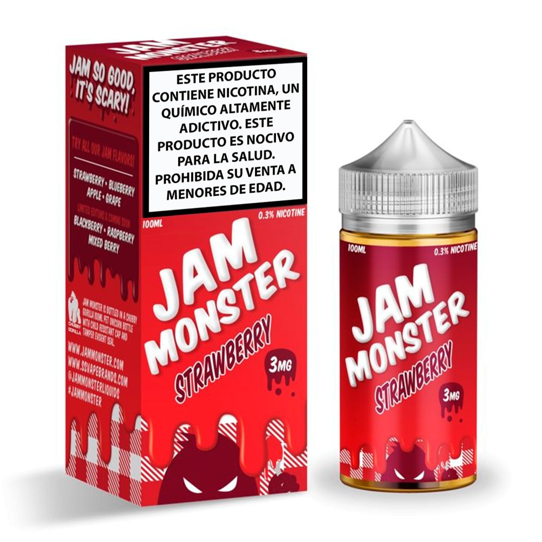 Jam Monster Strawberry - Eliquid - Monsterlabs | BL - ML - JM - ST - 00