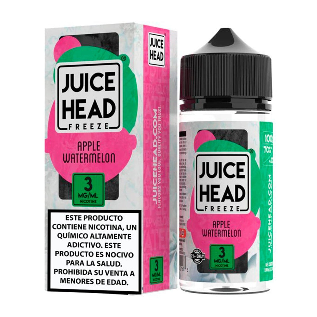 Juice Head - Apple Watermelon Extra Freeze - Eliquid - Juice Head | BL - JH - AWF - 00