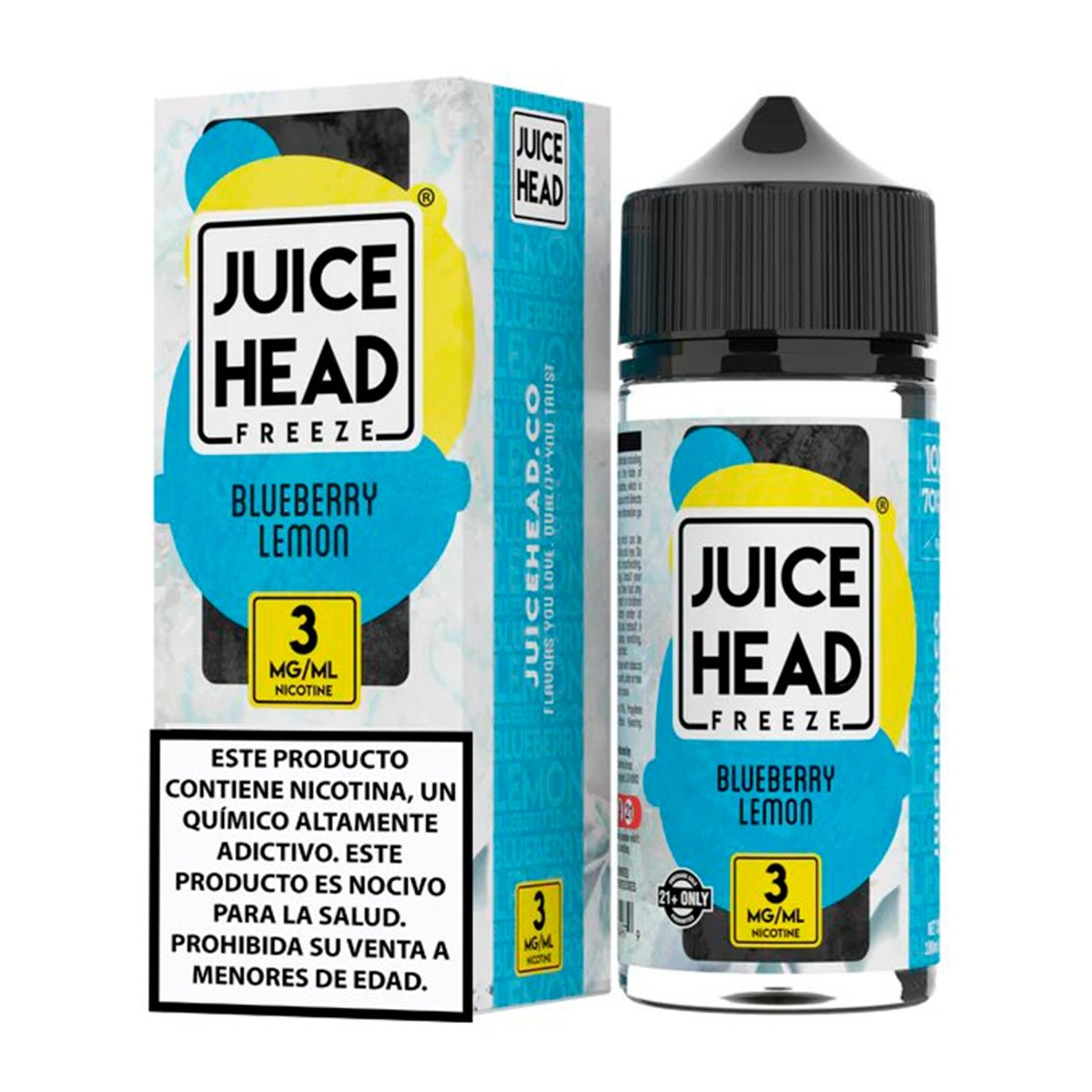 Juice Head - Blueberry Lemon Extra Freeze - Eliquid - Juice Head | BL - JH - BLF - 00