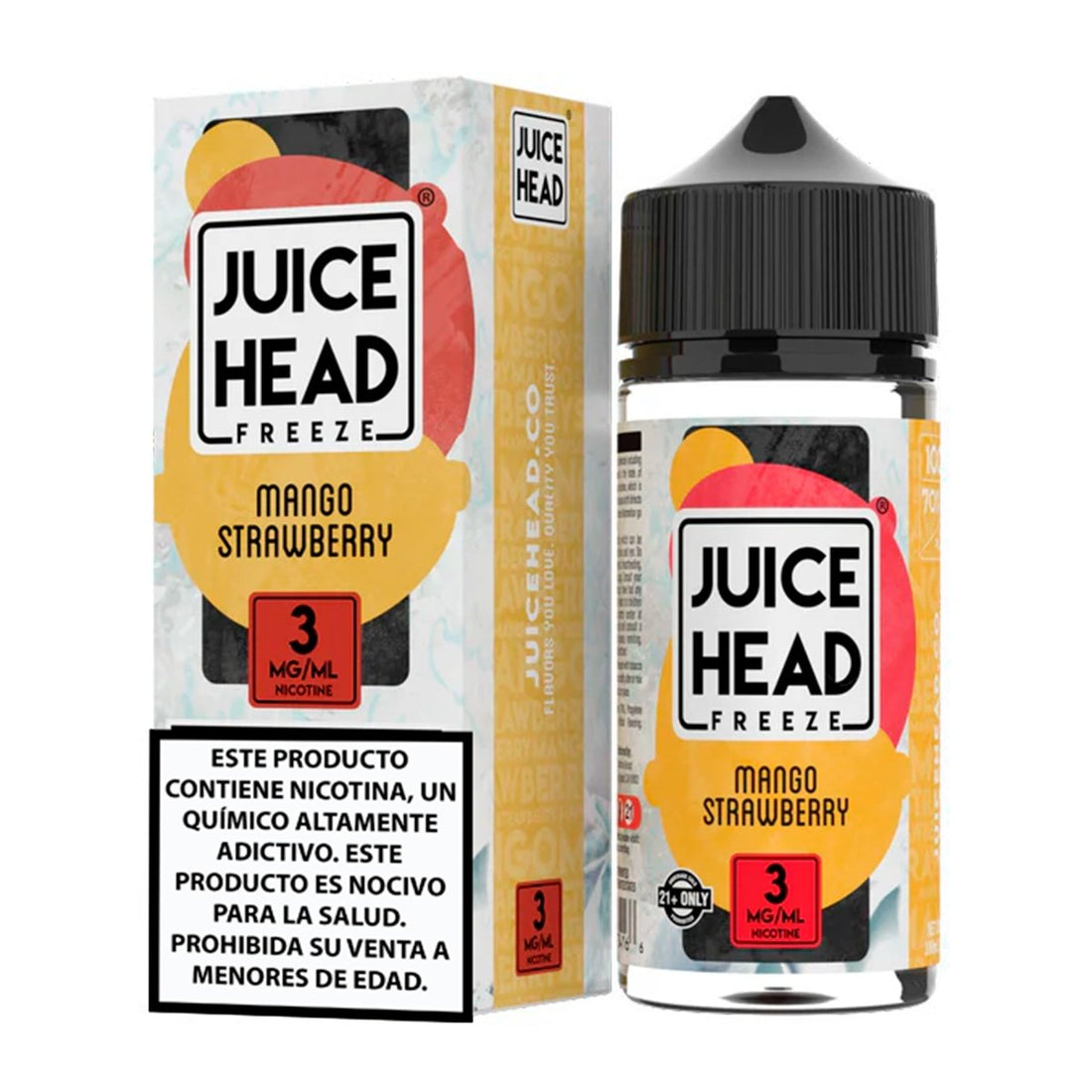 Juice Head - Mango Strawberry Extra Freeze - Eliquid - Juice Head | BL - JH - MSF - 00