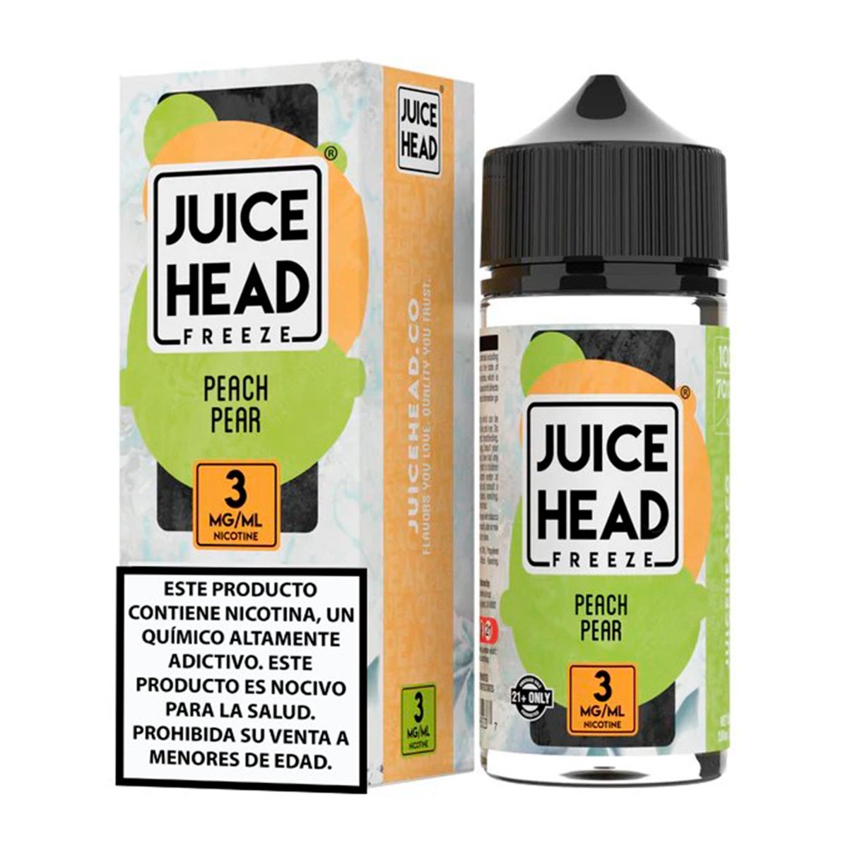 Juice Head - Peach Pear Extra Freeze - Eliquid - Juice Head | BL - JH - PPF - 00