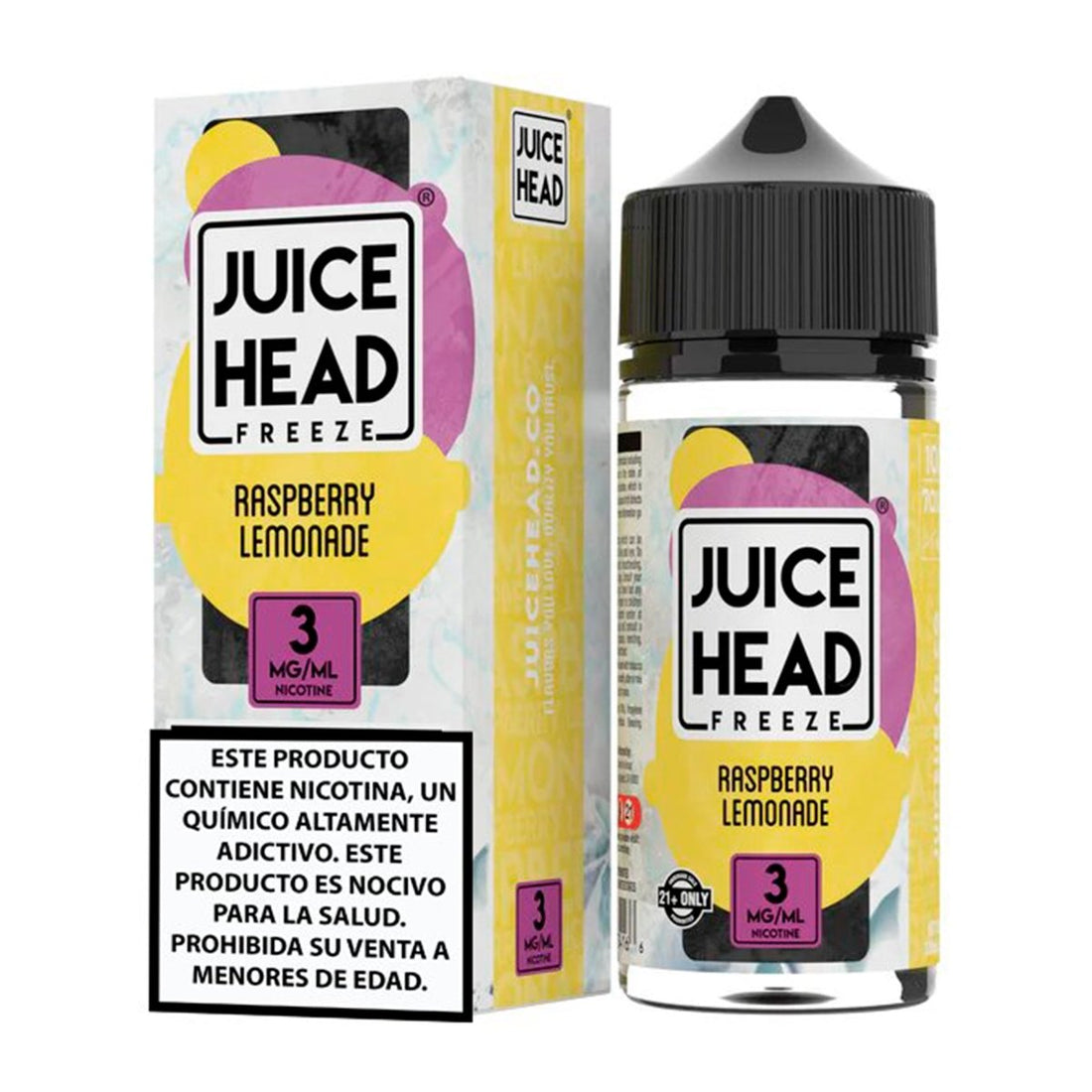 Juice Head - Raspberry Lemonade Extra Freeze - Eliquid - Juice Head | BL - JH - RLF - 00