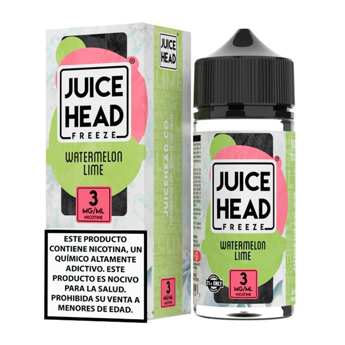 Juice Head - Watermelon Lime Extra Freeze - Eliquid - Juice Head | BL - JH - WLF - 00