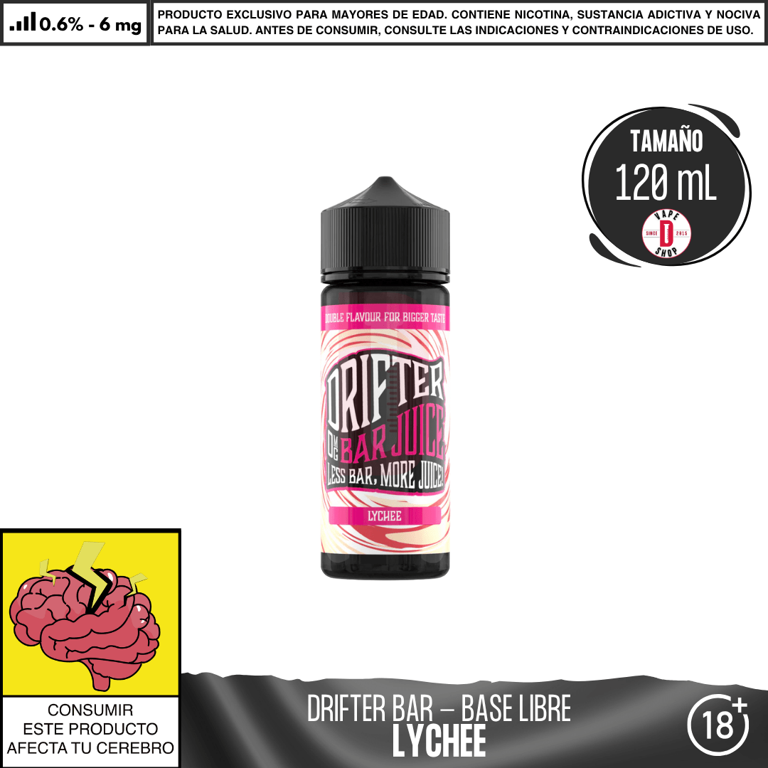 Juice Sauz - Drifter Bar Lychee - Eliquid - Juice Sauz | BL - JUS - DRB - LYC - 06