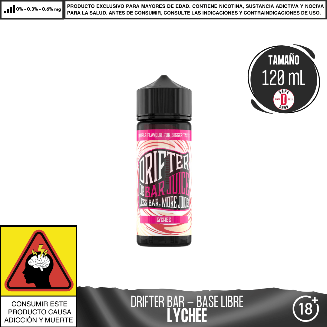 Juice Sauz - Drifter Bar Lychee - Eliquid - Juice Sauz | BL - JUS - DRB - LYC - 00