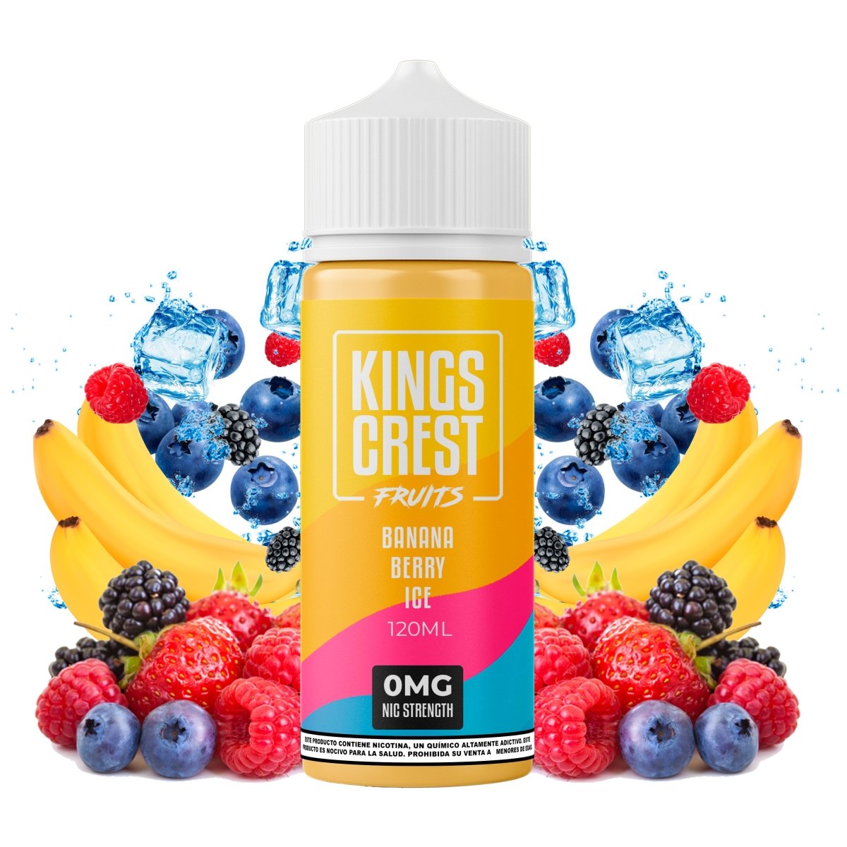 Kings Crest - Fruits Banana Berry Ice - Eliquid - Kings Crest | BL - KK - FBBI - 00