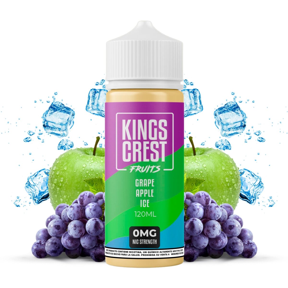 Kings Crest - Fruits Grape Apple Ice - Eliquid - Kings Crest | BL - KK - FGAI - 00