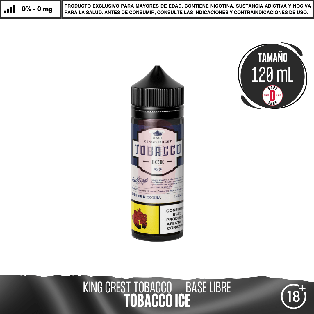 King´s Crest - Línea Tobacco - Eliquid - King's Crest | BL-KK-TB-ICE-00