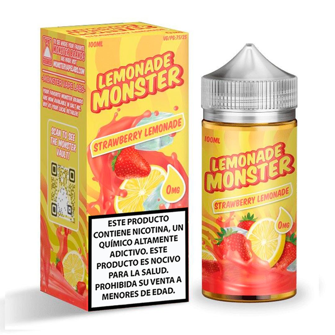 Lemonade Monster Strawberry - Eliquid - Monsterlabs | BL - ML - LM - SL - 00