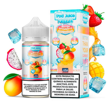 Mango Strawberry Dragonfruit Freeze - Eliquid - Pod Juice | BL - PJ - MSDF - 00