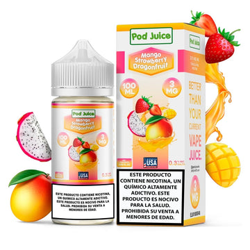 Mango Strawberry Dragonfruit - Eliquid - Pod Juice | BL - PJ - MSD - 00