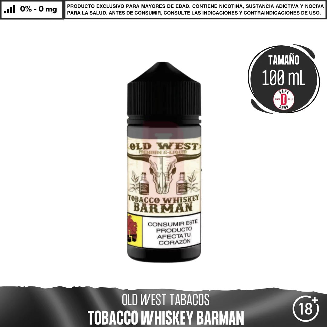 Old West Tobacos - Base Libre - Eliquid - Old West | SN - OW - BAR - 00
