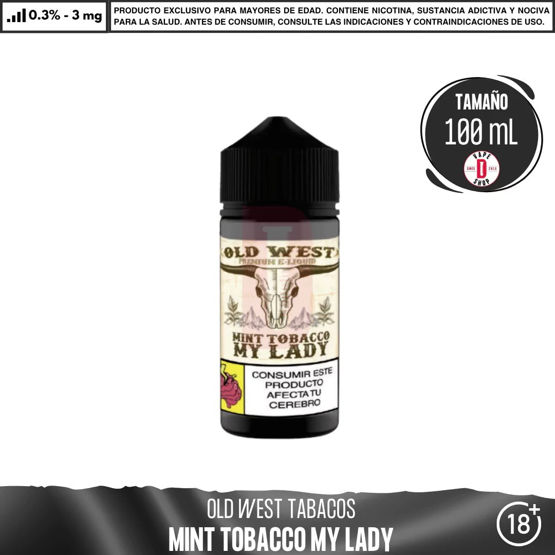 Old West Tobacos - Base Libre - Eliquid - Old West | SN - OW - ML - 03