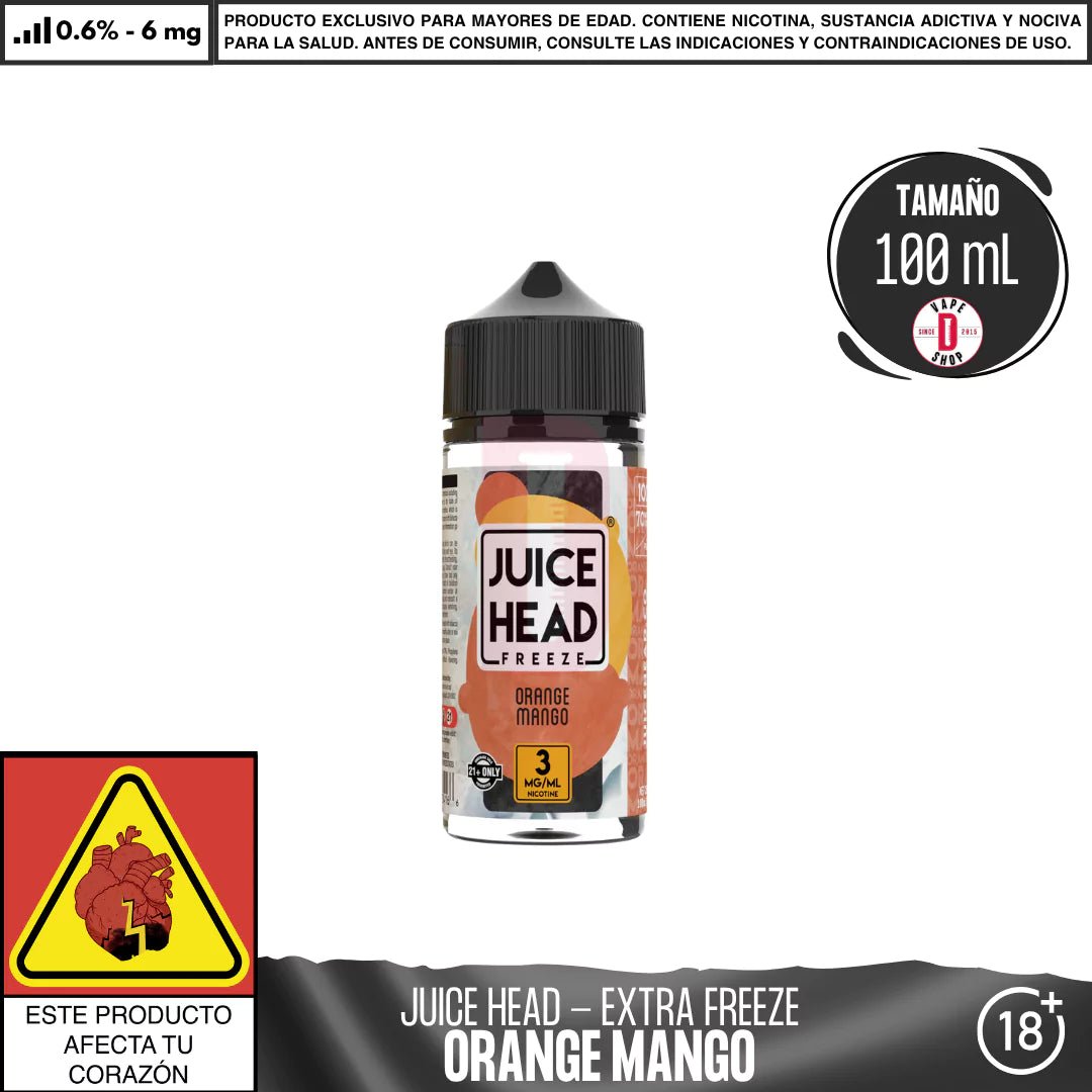 Orange Mango Extra Freeze - Eliquid - Juice Head | BL - JH - OMF - 01