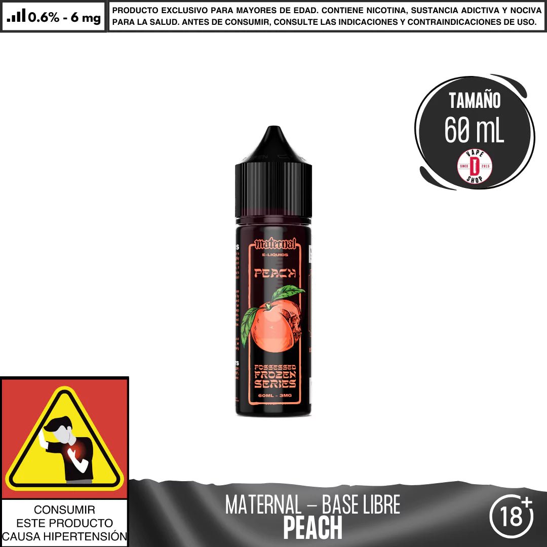 Peach by Maternal - Eliquid - IDMX | BL - MTR - PEA - 06