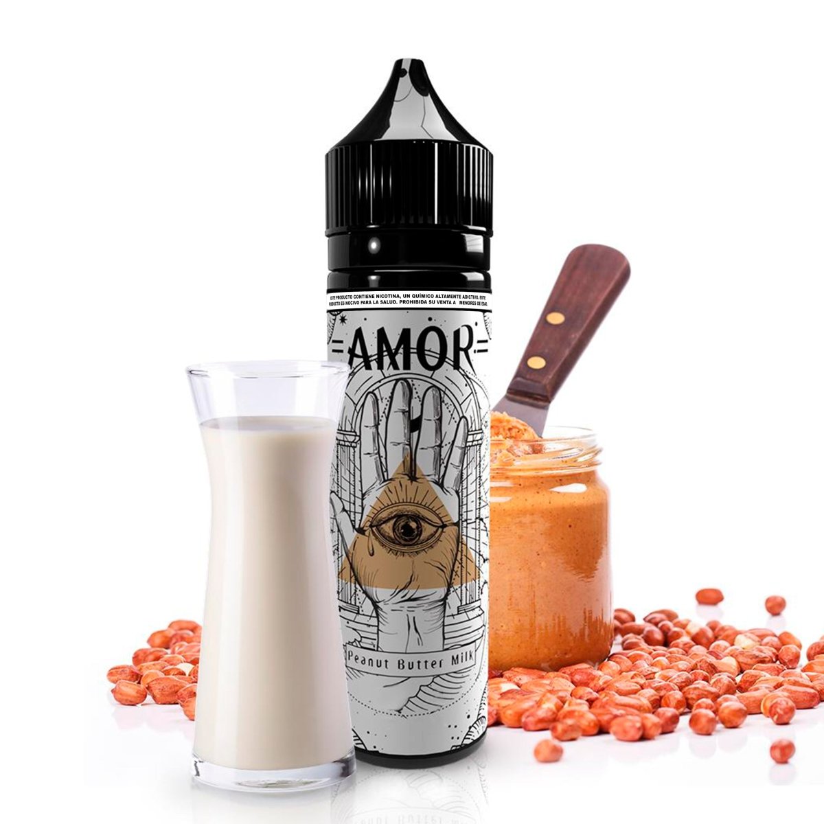 Peanut Butter Milk by Amor - Eliquid - IDMX | BL - AMR - PB - 00