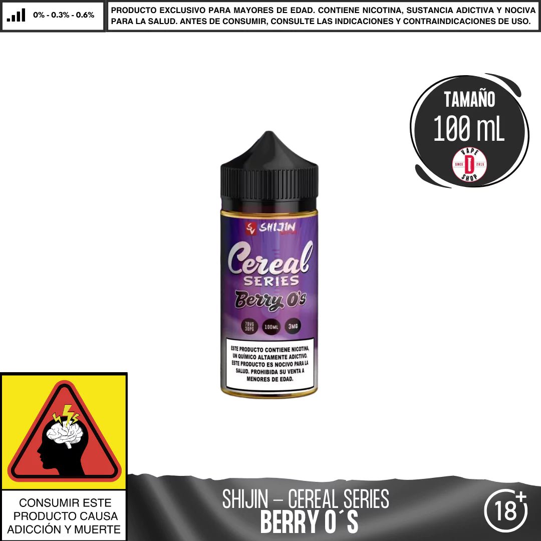 Shijin Vapor - Cereal Series - Berry O’s - Eliquid - Shijin | BL - SV - CS - BER - 00
