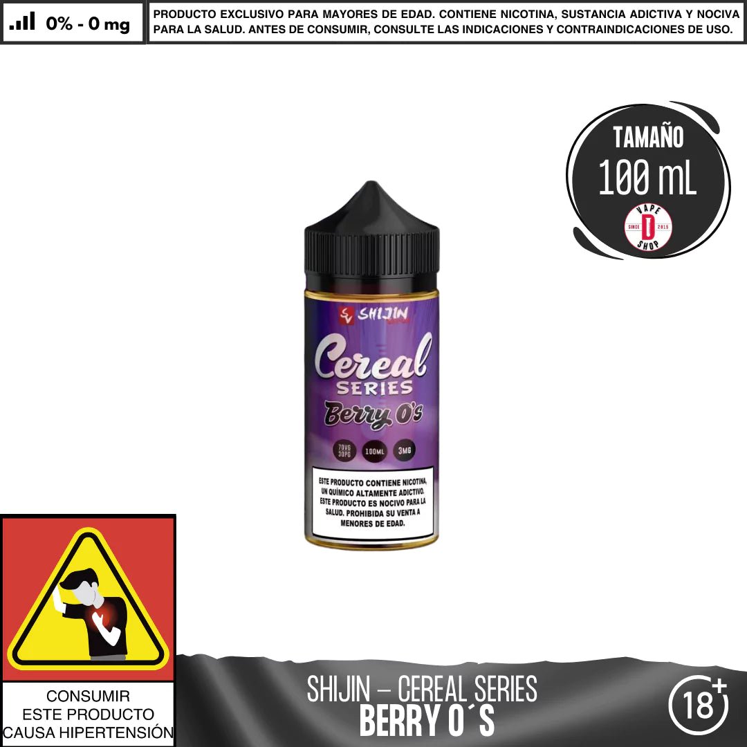 Shijin Vapor - Cereal Series - Berry O’s - Eliquid - Shijin | BL - SV - CS - BER - 00