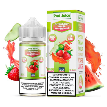 Strawberry Apple Watermelon - Eliquid - Pod Juice | BL - PJ - SAW - 00