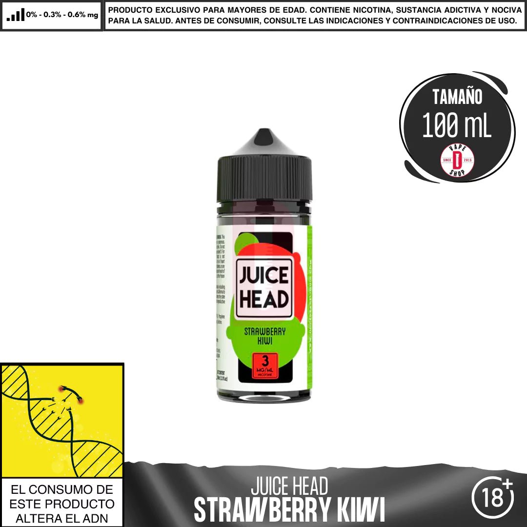 Strawberry Kiwi - Eliquid - Juice Head | BL - JH - SK - 00