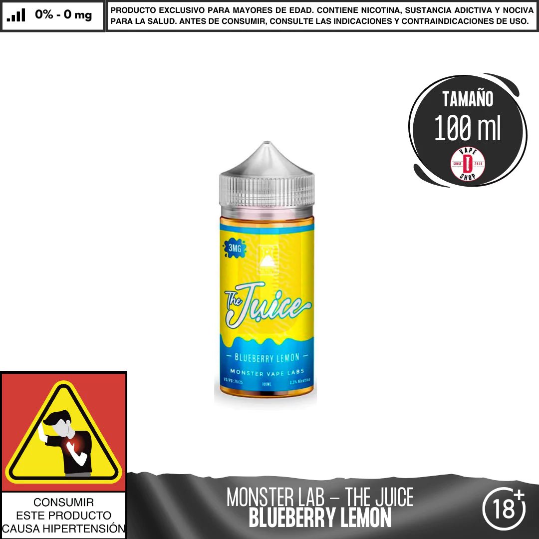 The Juice Blueberry Lemon - Eliquid - Monsterlabs | BL - ML - THJ - BLL - 00