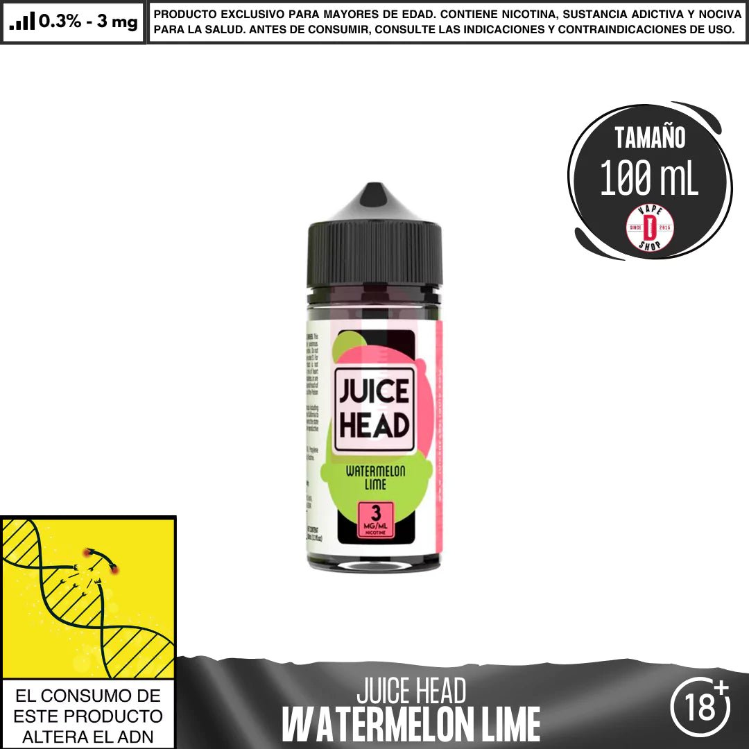 Watermelon Lime - Eliquid - Juice Head | BL - JH - WL - 00