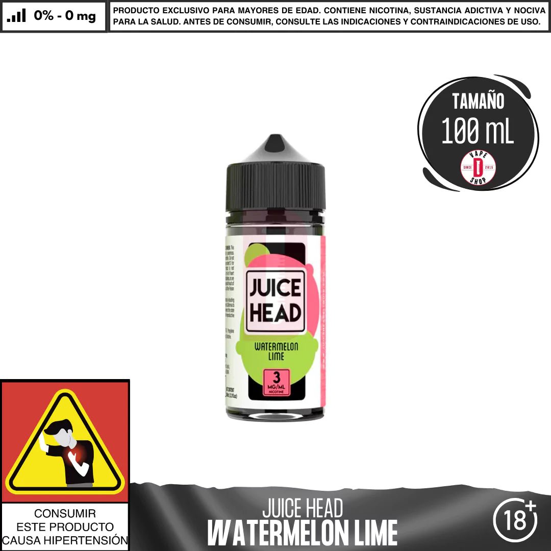 Watermelon Lime - Eliquid - Juice Head | BL - JH - WL - 00
