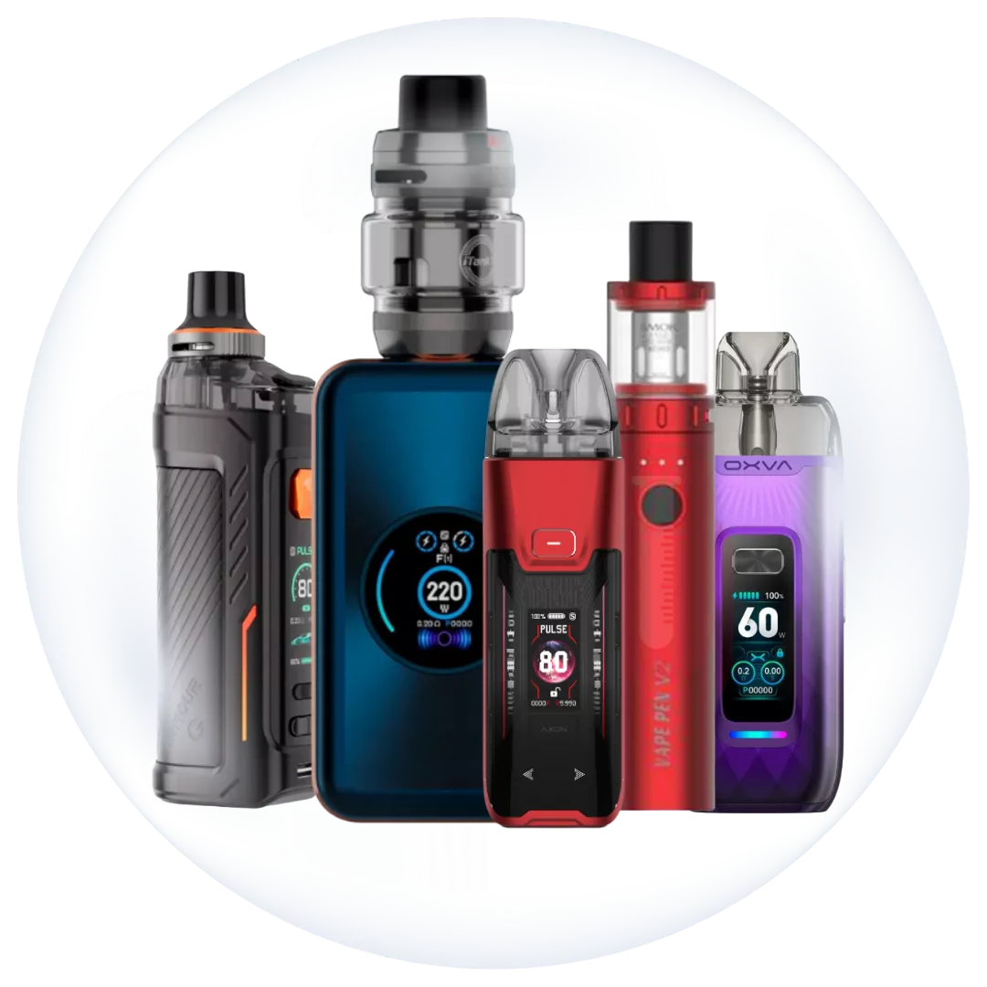 Icono de Equipos de Vapeo para líquidos de nicotina de base libre | DIY  Vape Shop