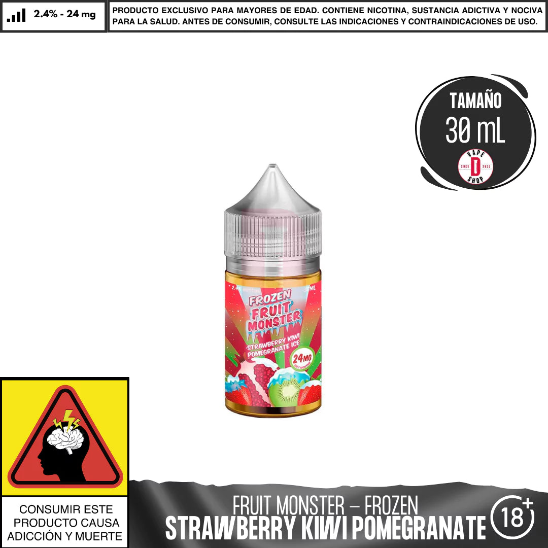 Frozen Fruit Monster Strawberry Kiwi Pomegranate Ice Salts