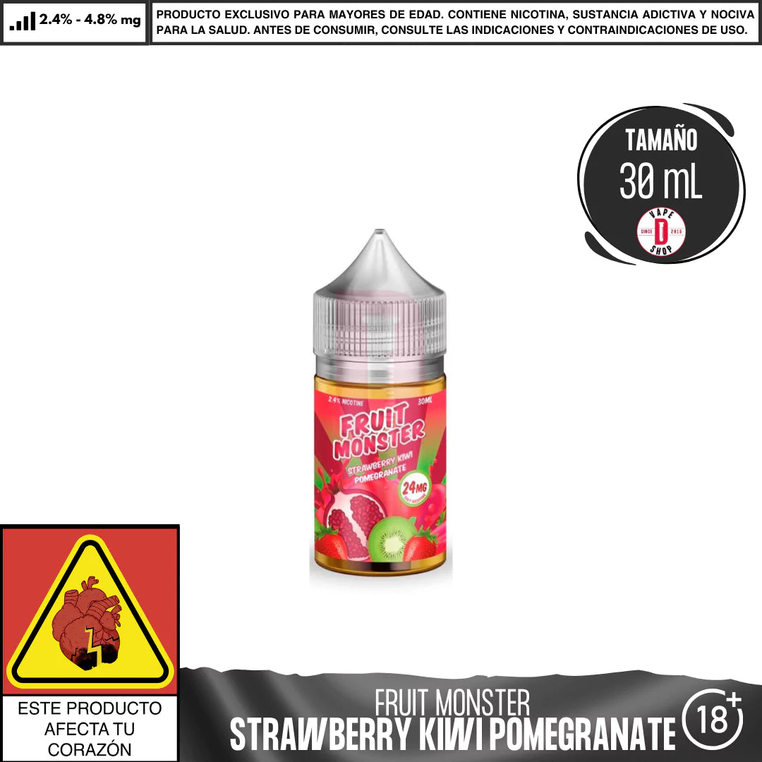 Fruit Monster Strawberry Kiwi Pomegranate Salts
