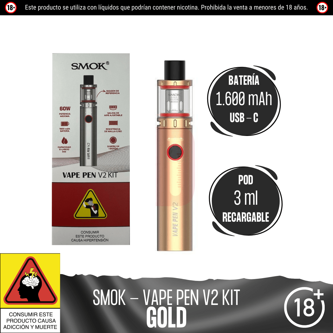Smok - Vape Pen V2 Kit - Kit de Vapeo - Smok | EQ - SMK - VP2 - 05