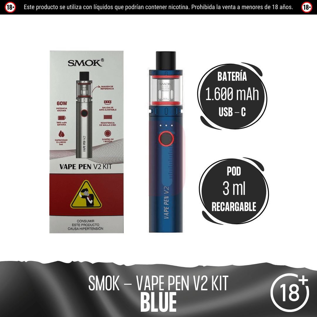Smok - Vape Pen V2 Kit - Kit de Vapeo - Smok | EQ-SMK-VP2-00