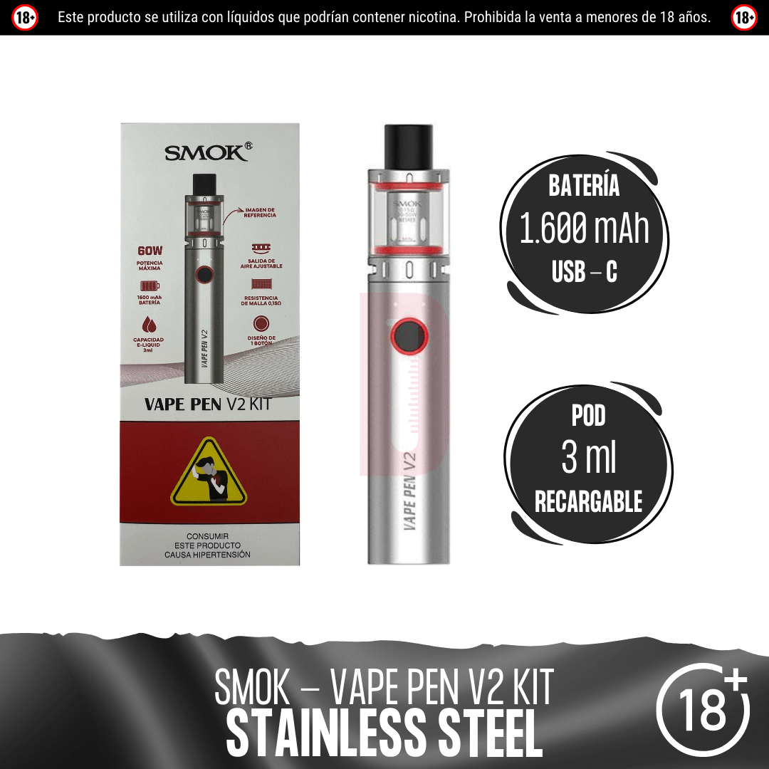 Smok - Vape Pen V2 Kit - Kit de Vapeo - Smok | EQ-SMK-VP2-01
