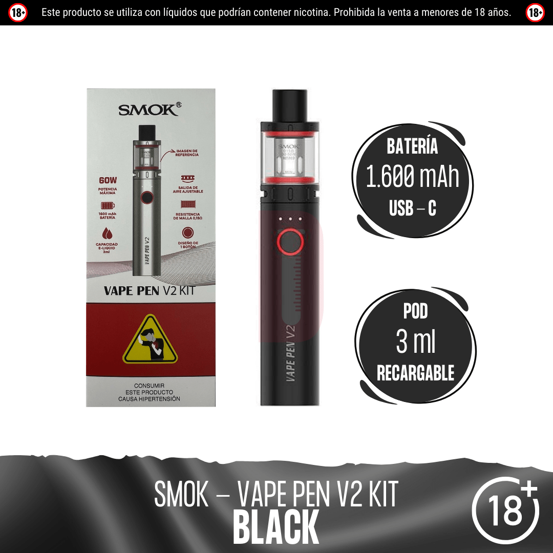 Rechargeable Vape Pen Kit SMOK VAPORIZADOR SMOK - VAPE PEN V2 KIT Starter Kits Australia Rechargeable Vape Pen Kit SMOK VAPORIZADOR SMOK - VAPE PEN V2 KIT Starter Kits Australia