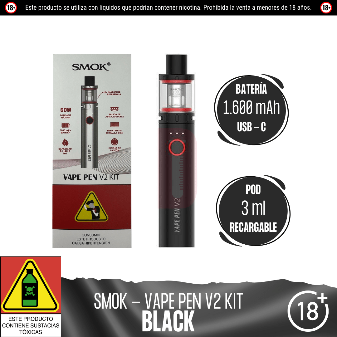 Smok - Vape Pen V2 Kit - Kit de Vapeo - Smok | EQ - SMK - VP2 - 03